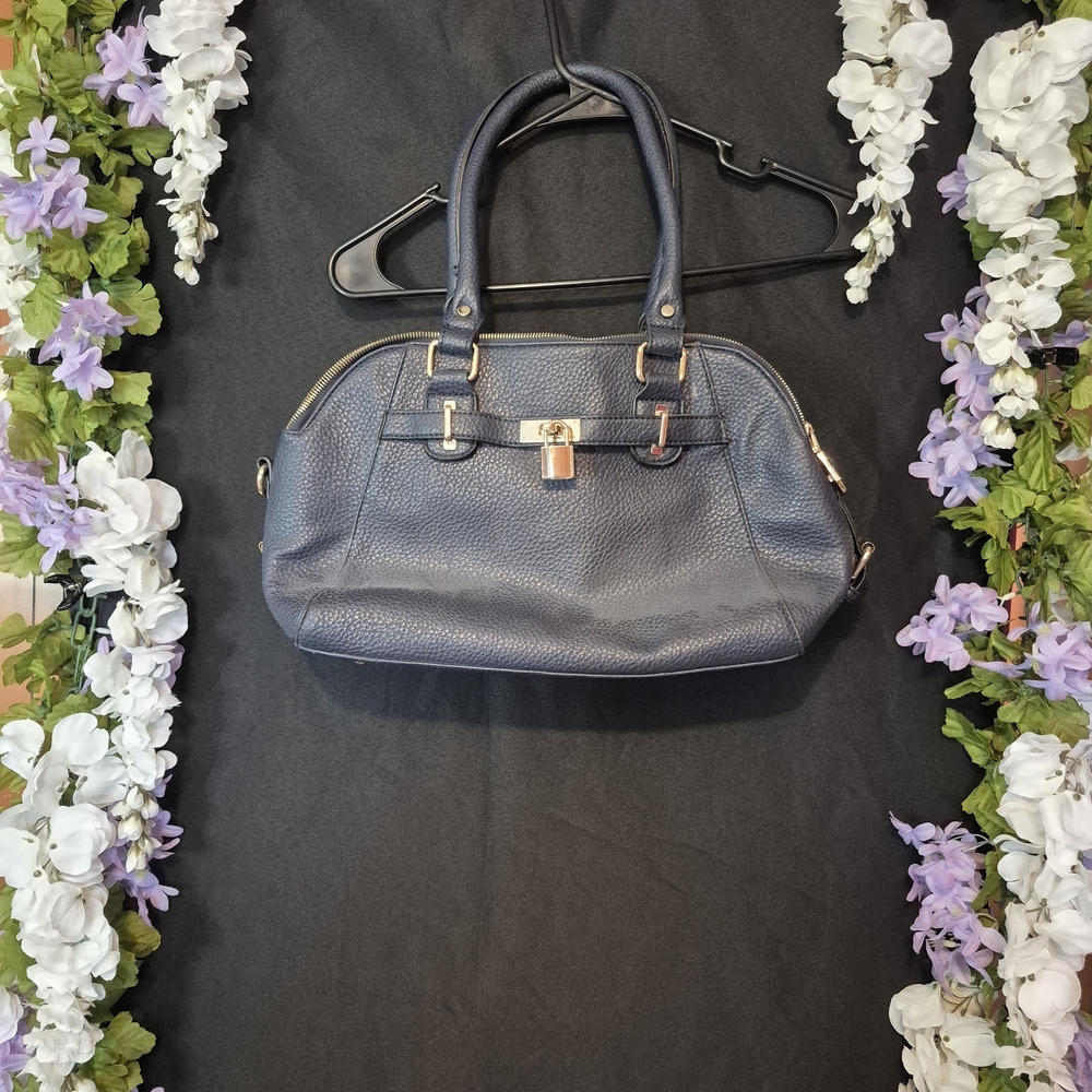 Chic Navy Blue Satchel